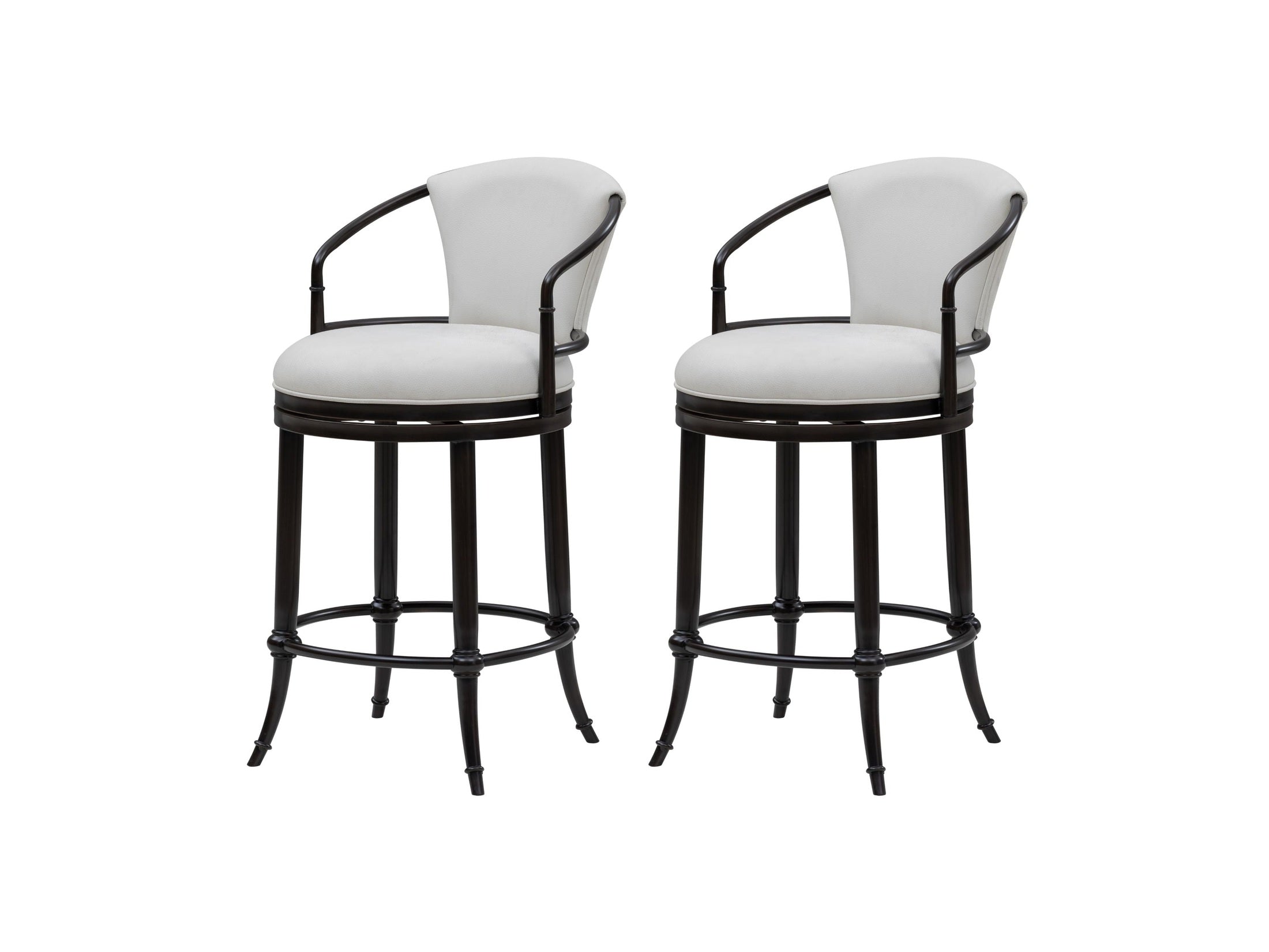 Otis - Upholstered Swivel Counter Height Barstool