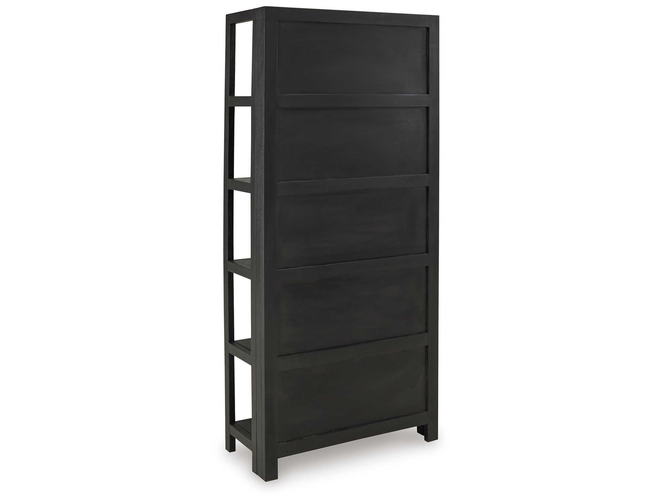 Abyard - Bookcase - Black / Natural