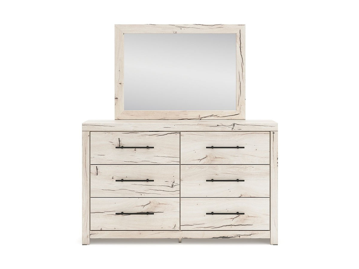 Lawroy - Dresser And Mirror - Light Natural