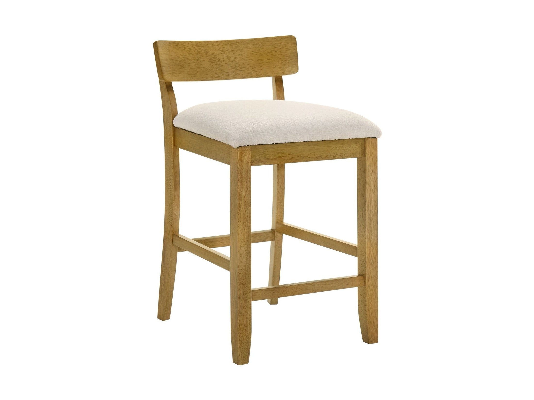 Merie - Modern Transitional Wood Counter Height Kitchen Bar Stool