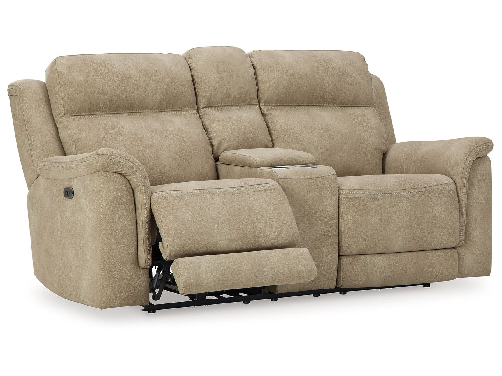 Next-Gen Durapella - Reclining Power Loveseat With Console