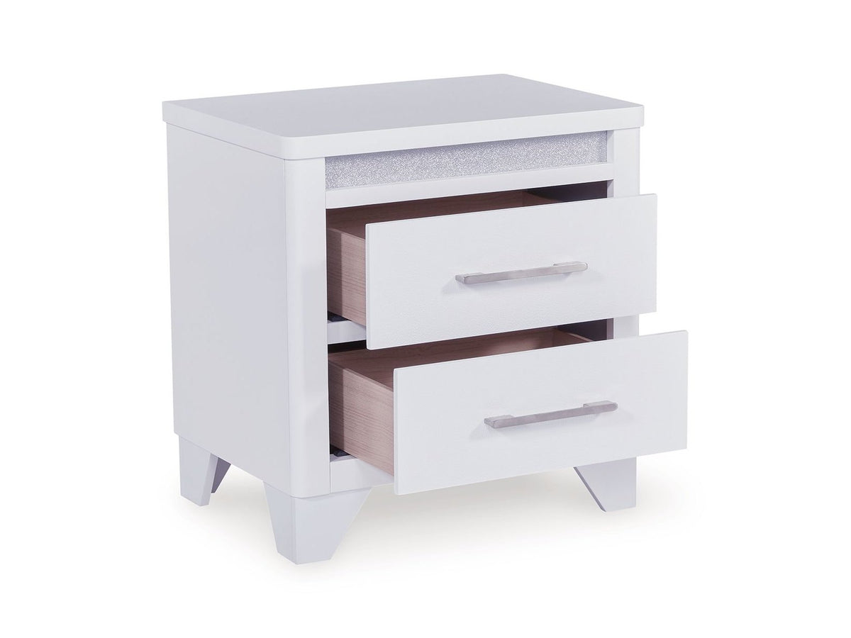 Jarlee - Two Drawer Night Stand - White