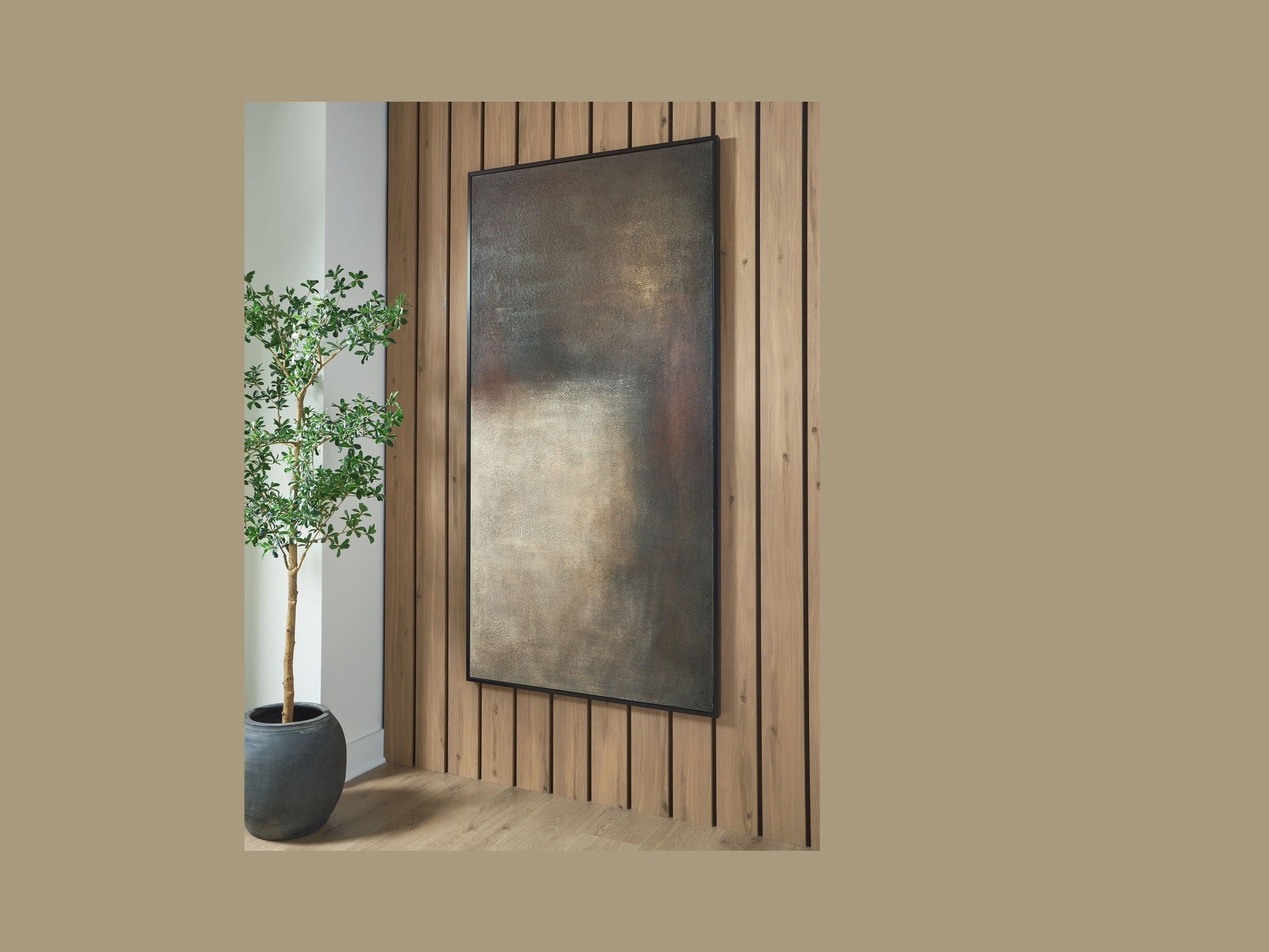 Wernmen - Wall Art - Brown / Rust / Cream