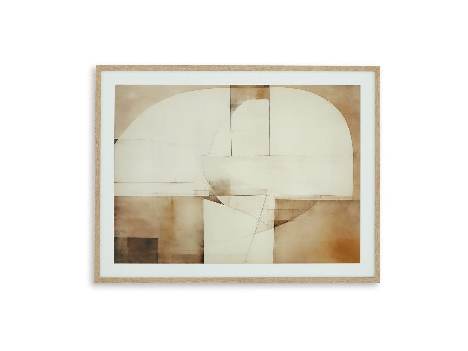 Corlain - Wall Art - Brown / Tan / White
