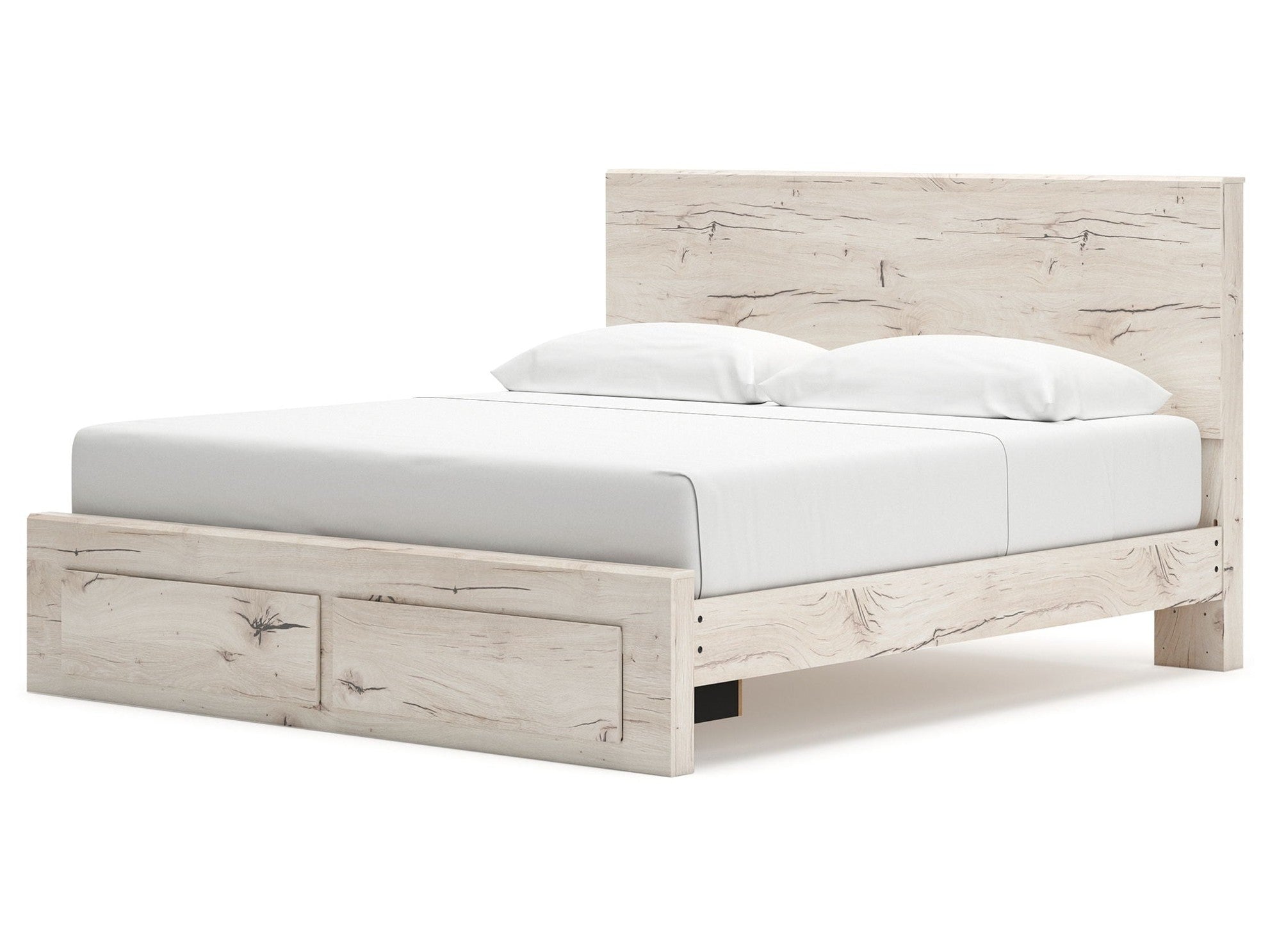 Lawroy - Panel Bed With Storage