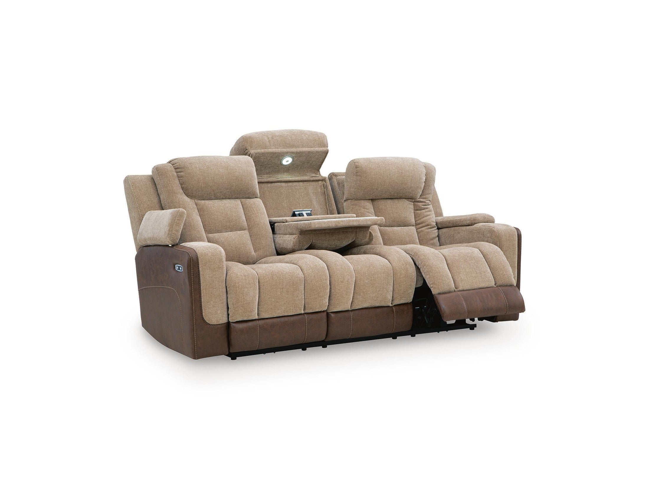Mixed Motion - Power Reclining Sofa With Adjustable Headrest