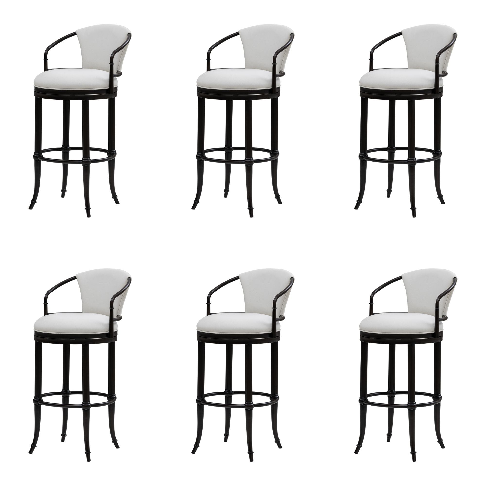 Otis - Upholstered Swivel Bar Height Barstool