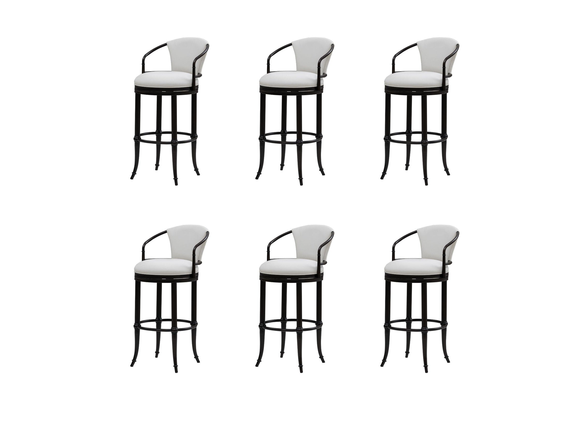 Otis - Upholstered Swivel Bar Height Barstool