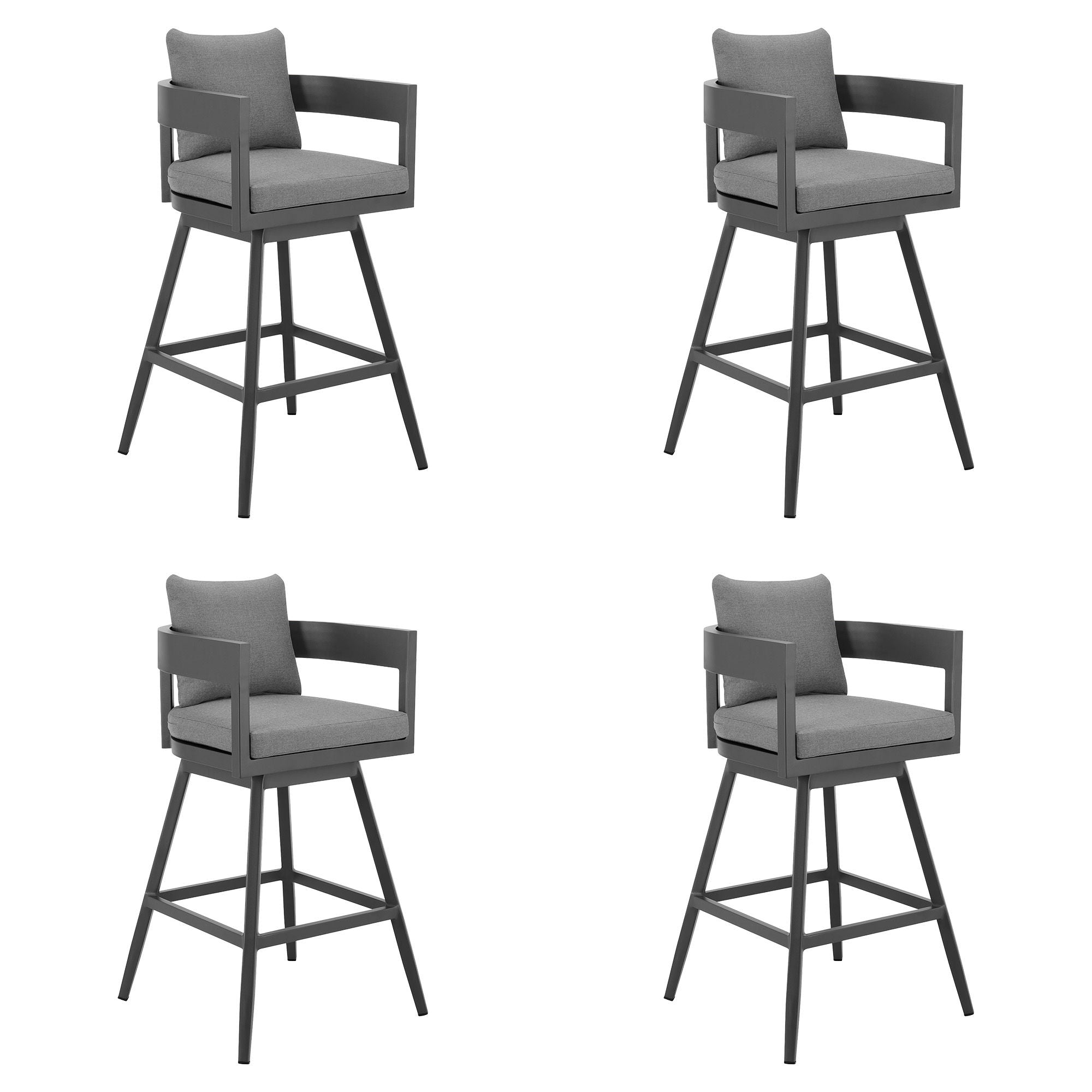 Menorca - Outdoor Patio Swivel Counter Stool Set
