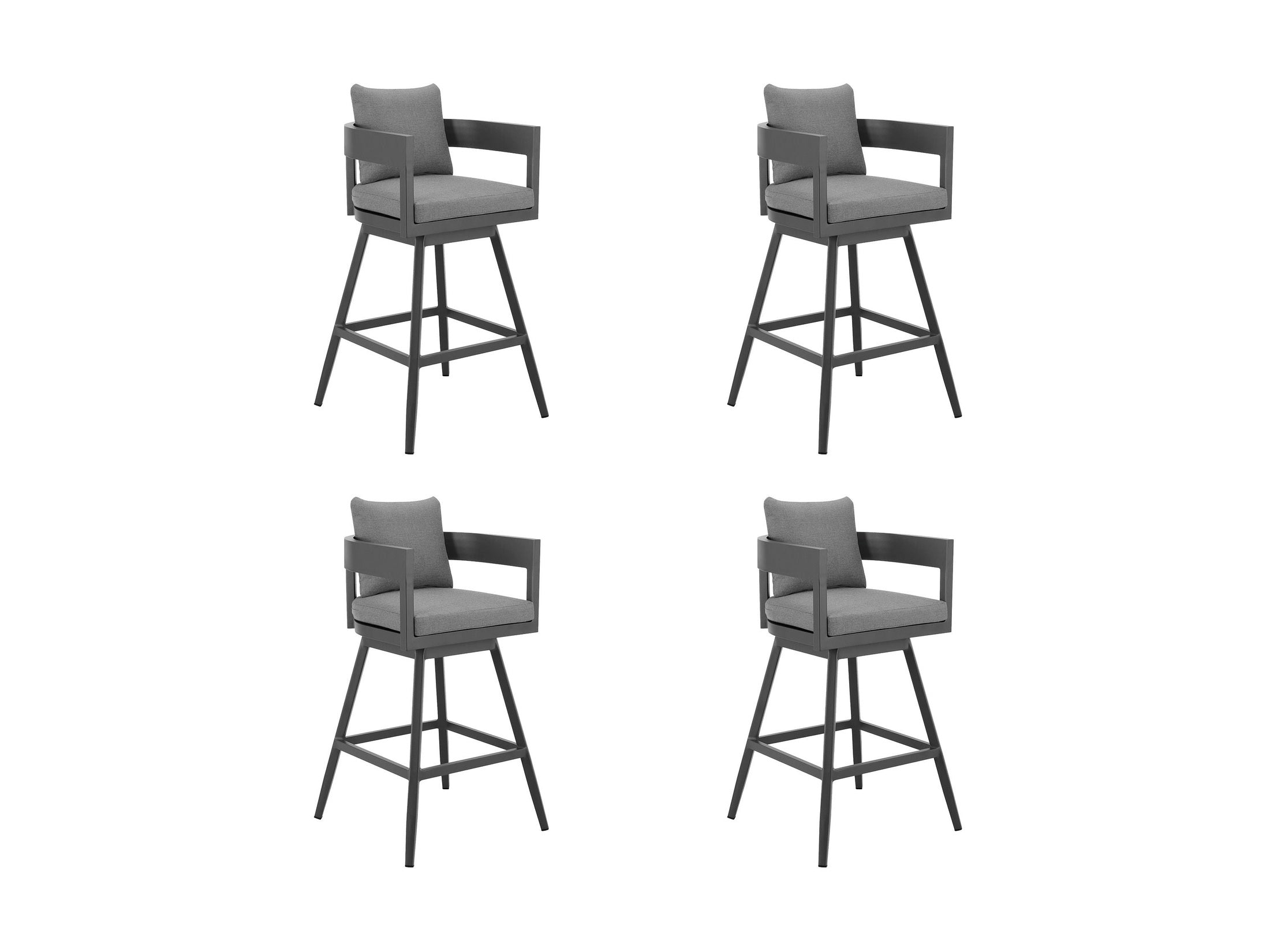 Menorca - Outdoor Patio Swivel Counter Stool Set
