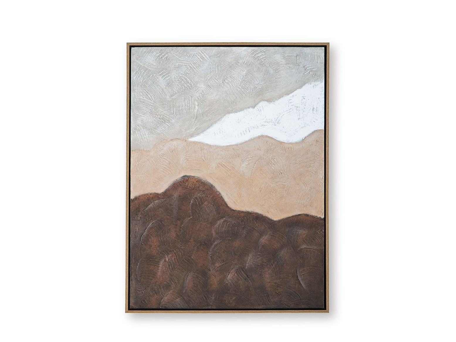 Fanthorne - Wall Art - Tan / Brown / White