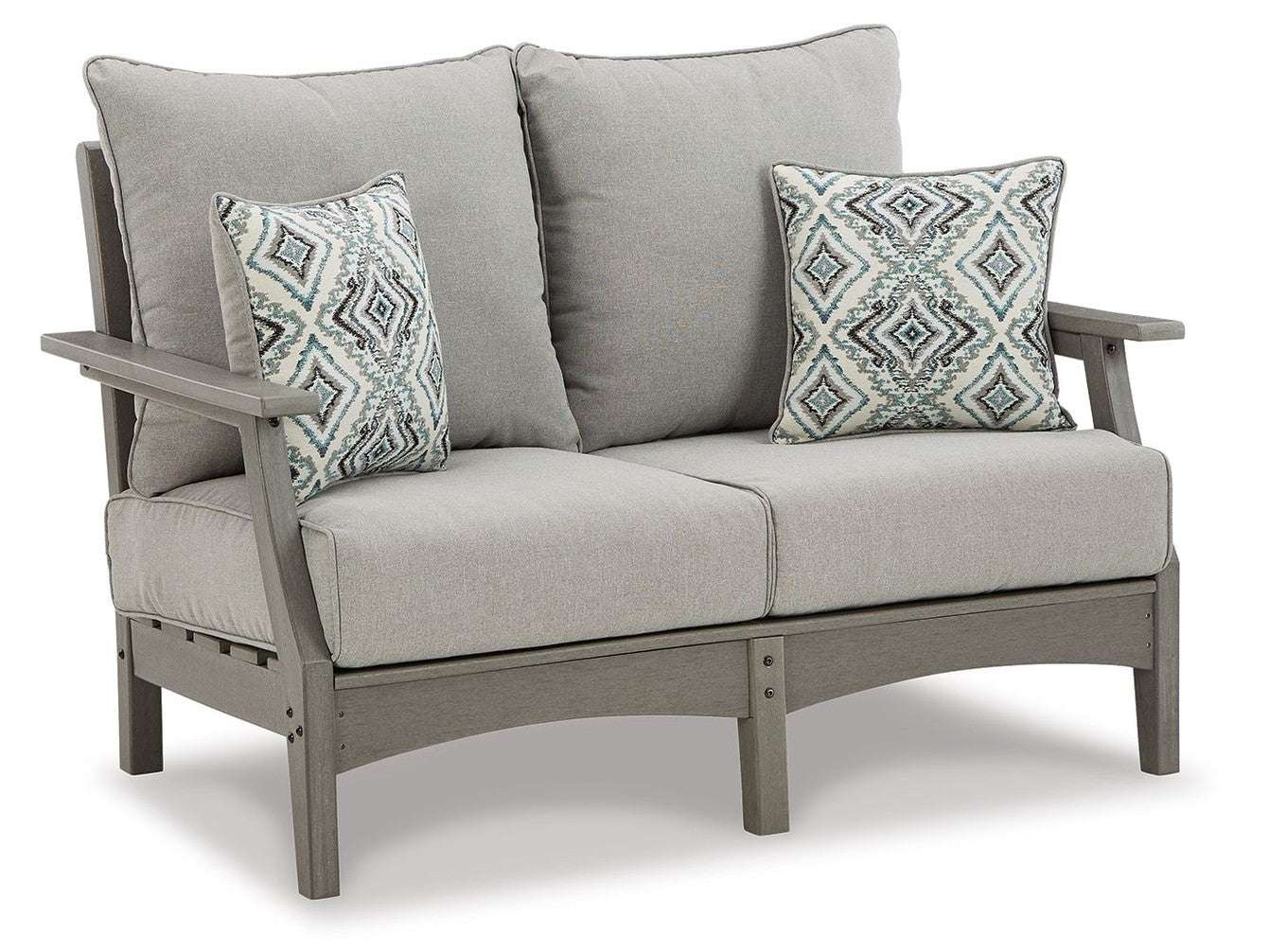 Visola - Loveseat w/Cushion - Gray