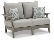 Visola - Loveseat w/Cushion - Gray
