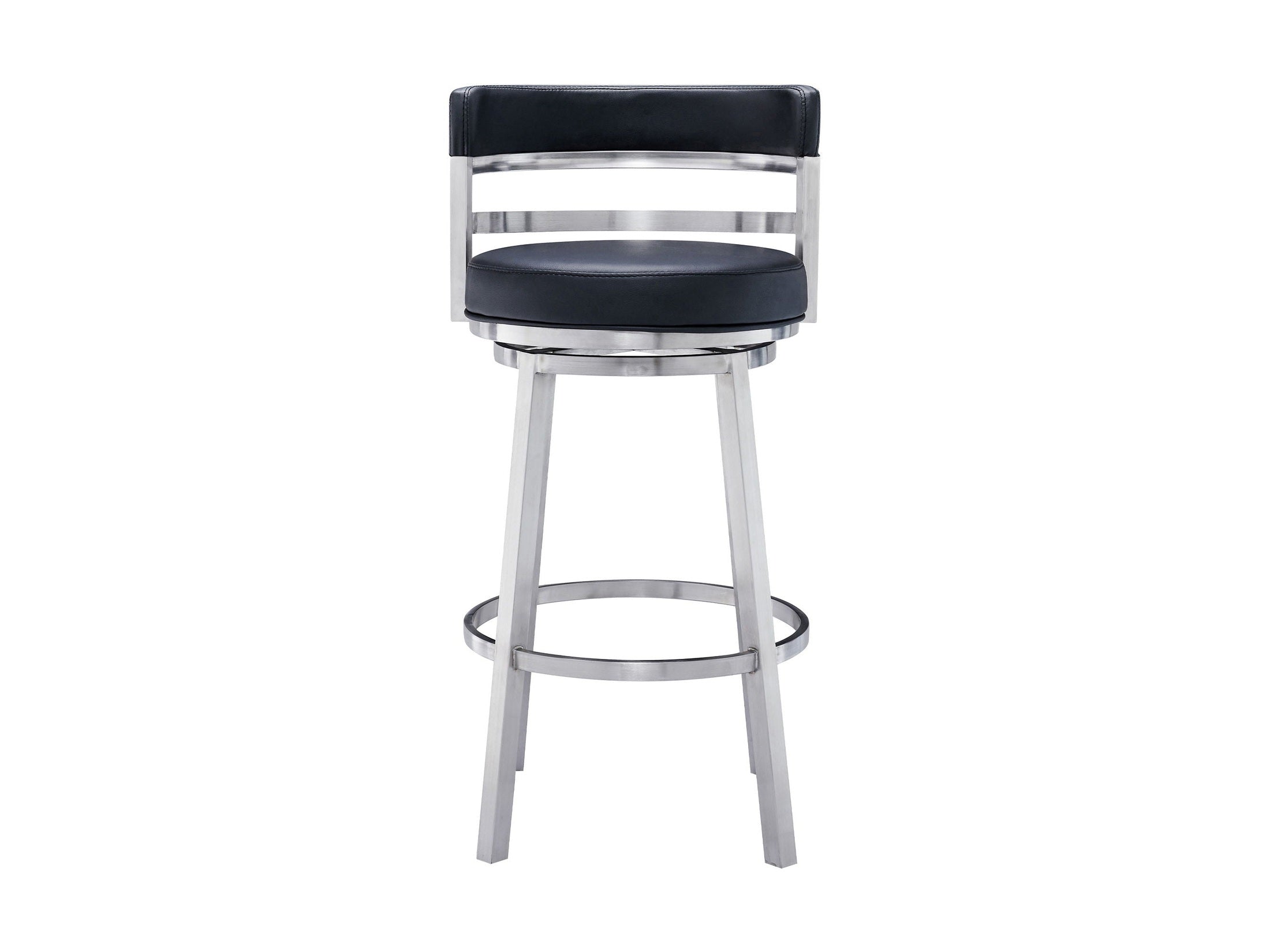 Madrid - Swivel Stainless Steel Bar Stool