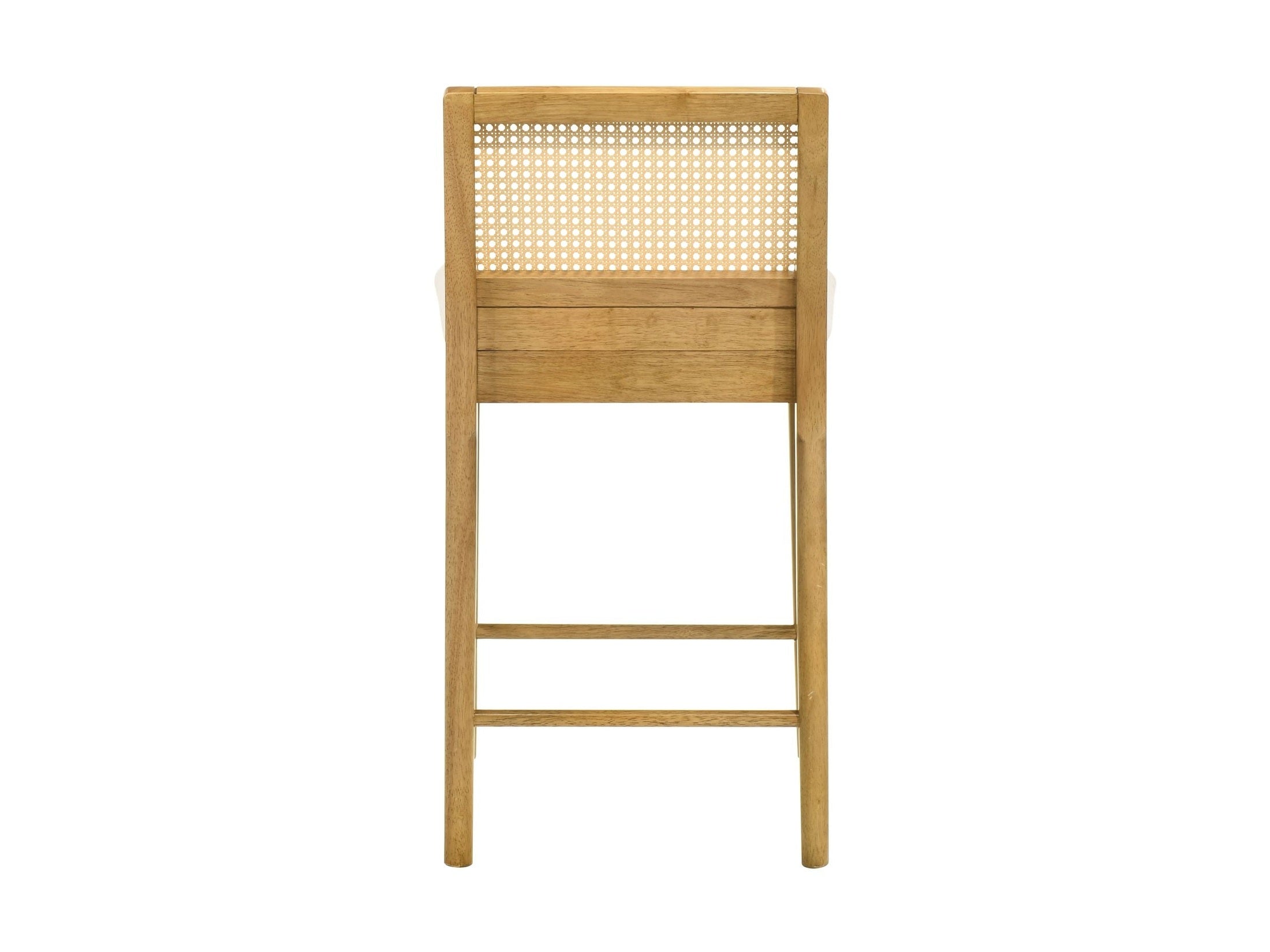 Tobias - Coastal Modern Wood Counter Height Kitchen Bar Stool