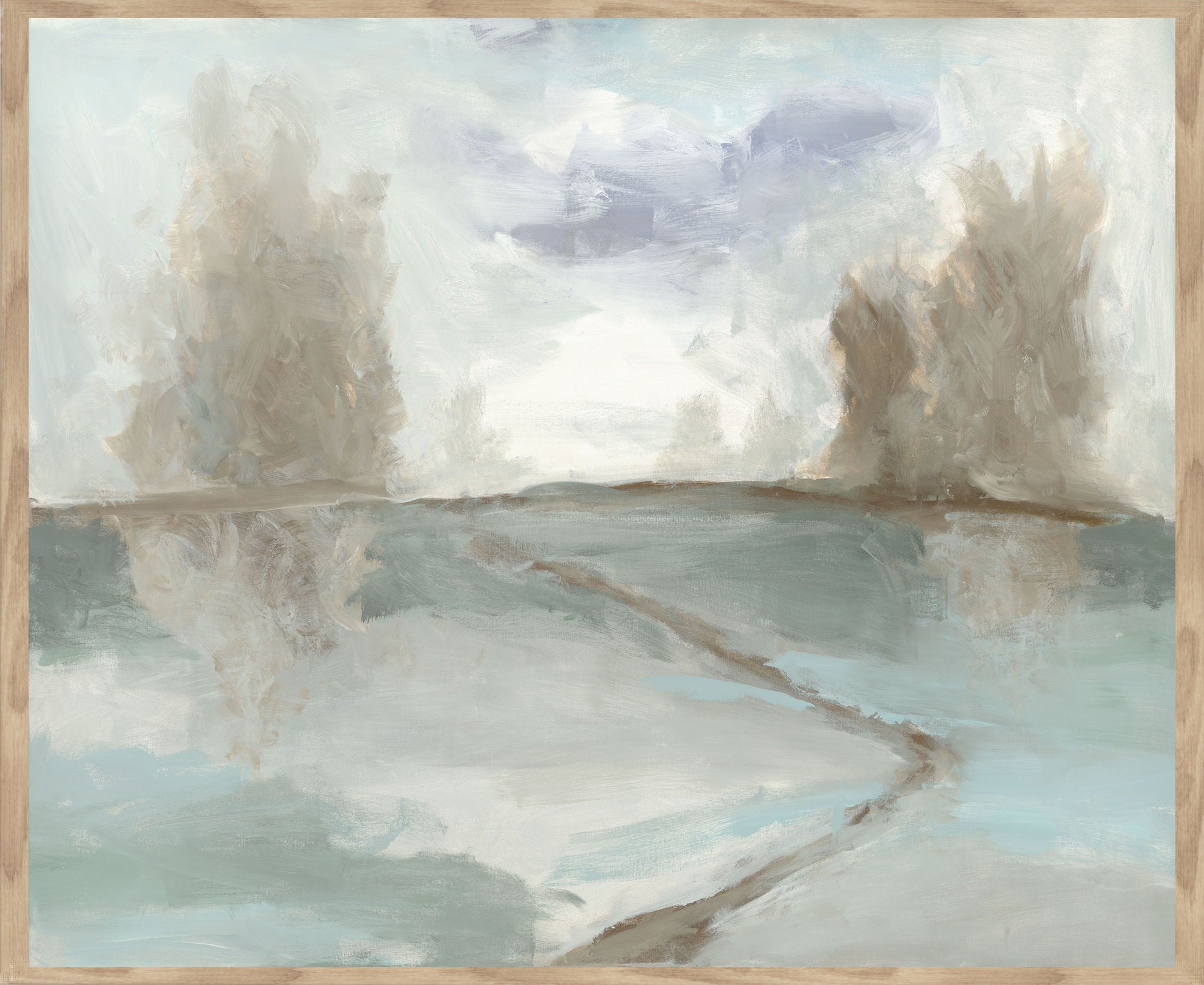 Blue Forest - 48" x 72" Painting By Buddy Whitlock - Blue