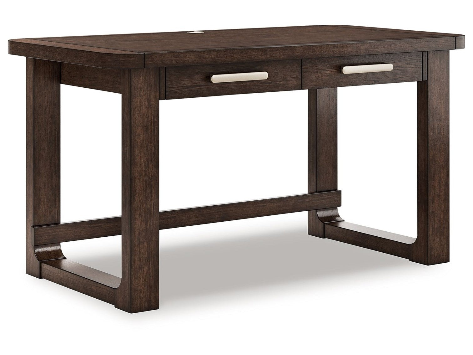 Breckington - Home Office Desk - Dark Brown