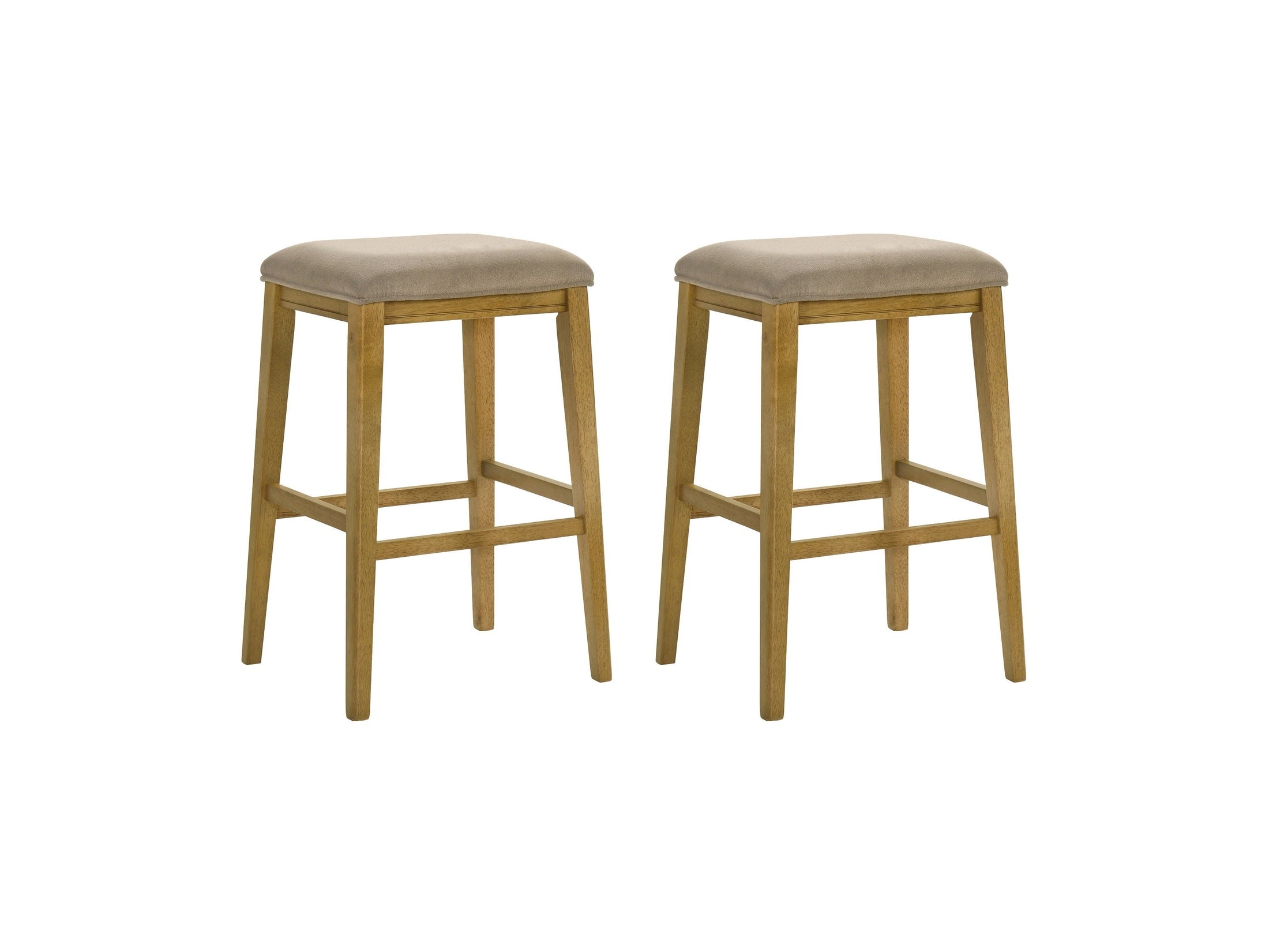Jane - Contemporary Transitional Wood Bar Height Kitchen Bar Stool
