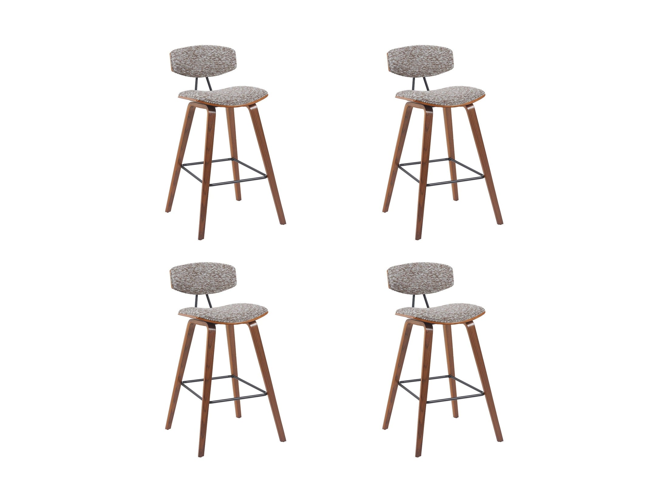 Fox - Mid-Century Bar Stool