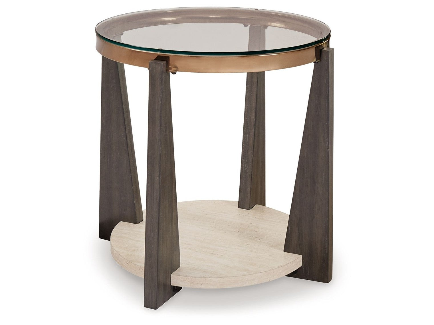 Frazwa - Round End Table - Multi