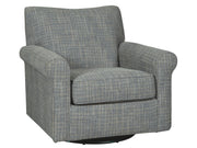 Renley - Swivel Glider Accent Chair - Ash