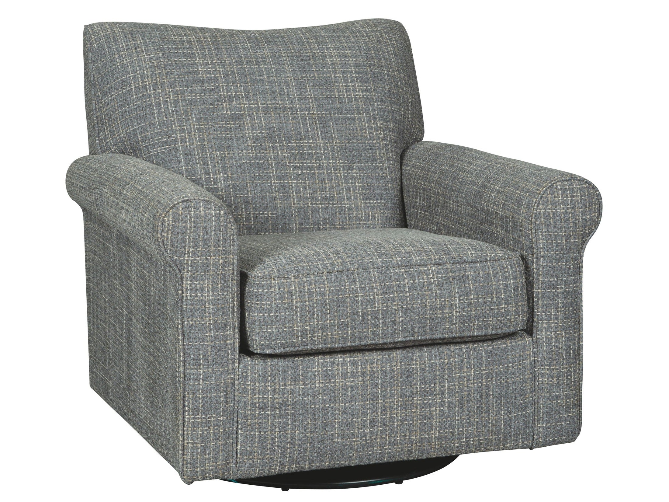 Renley - Swivel Glider Accent Chair - Ash