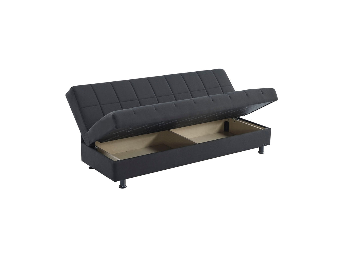 Ottomanson Sasta - Convertible Sofabed With Storage - Living Room Furniture - Bedroom Couch For Small Rooms - Studio Apartment Essentials