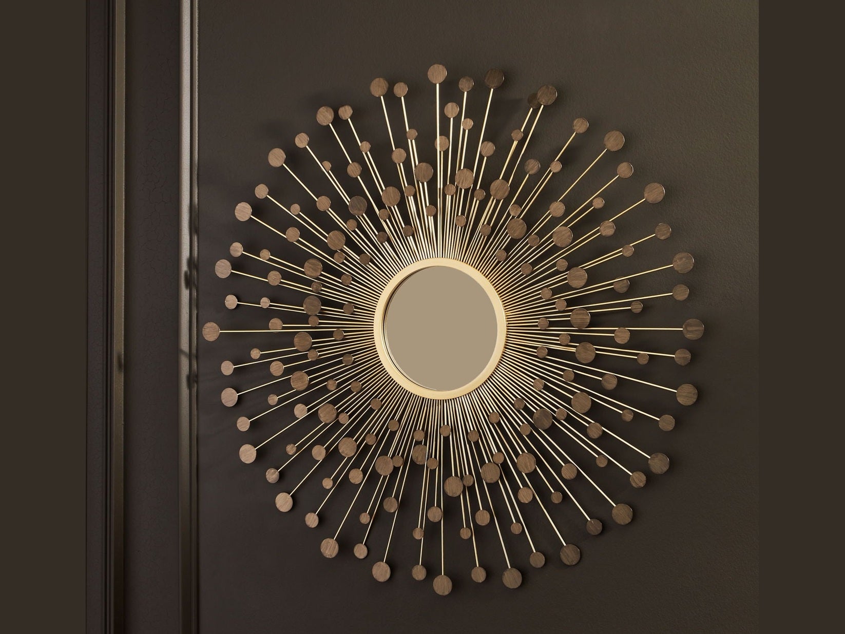 Morwenna - Accent Mirror - Bronze / Gold Finish