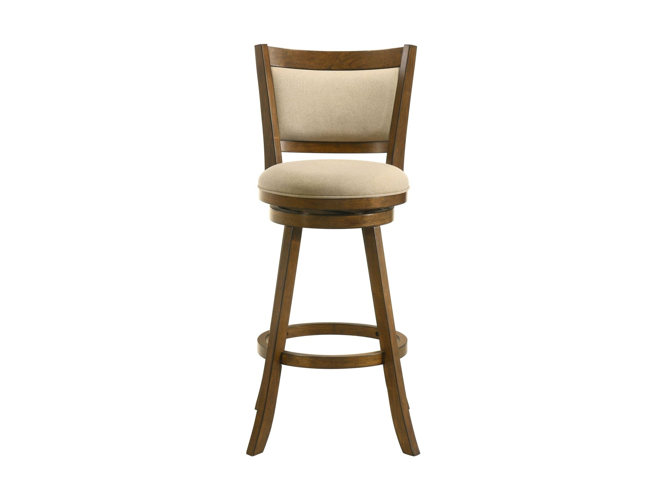 Aiden - Modern Farmhouse Swivel Wood Bar Height Kitchen Bar Stool
