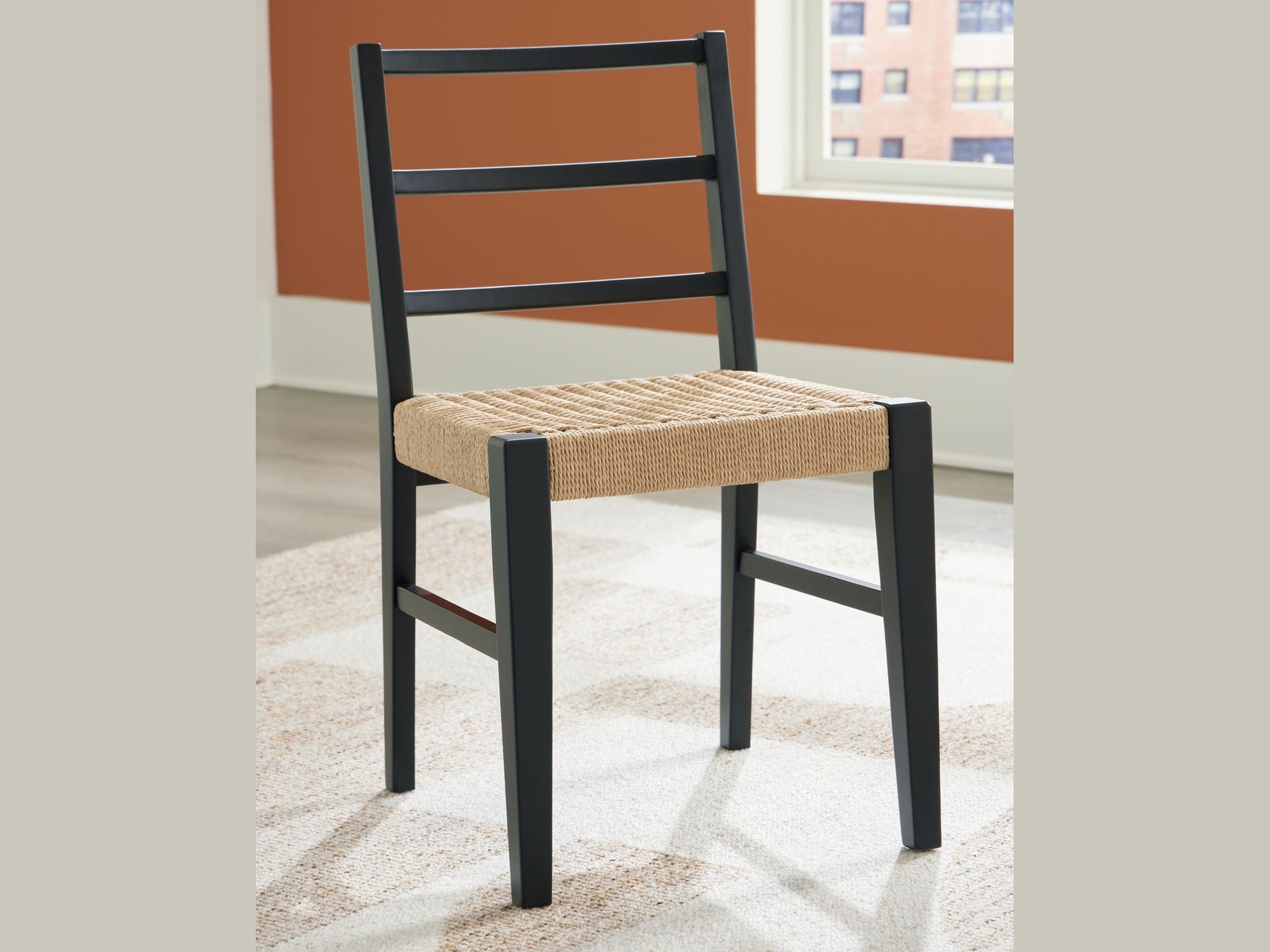 Isanti - Dining Room Side Chair (Set of 2) - Light Brown / Black