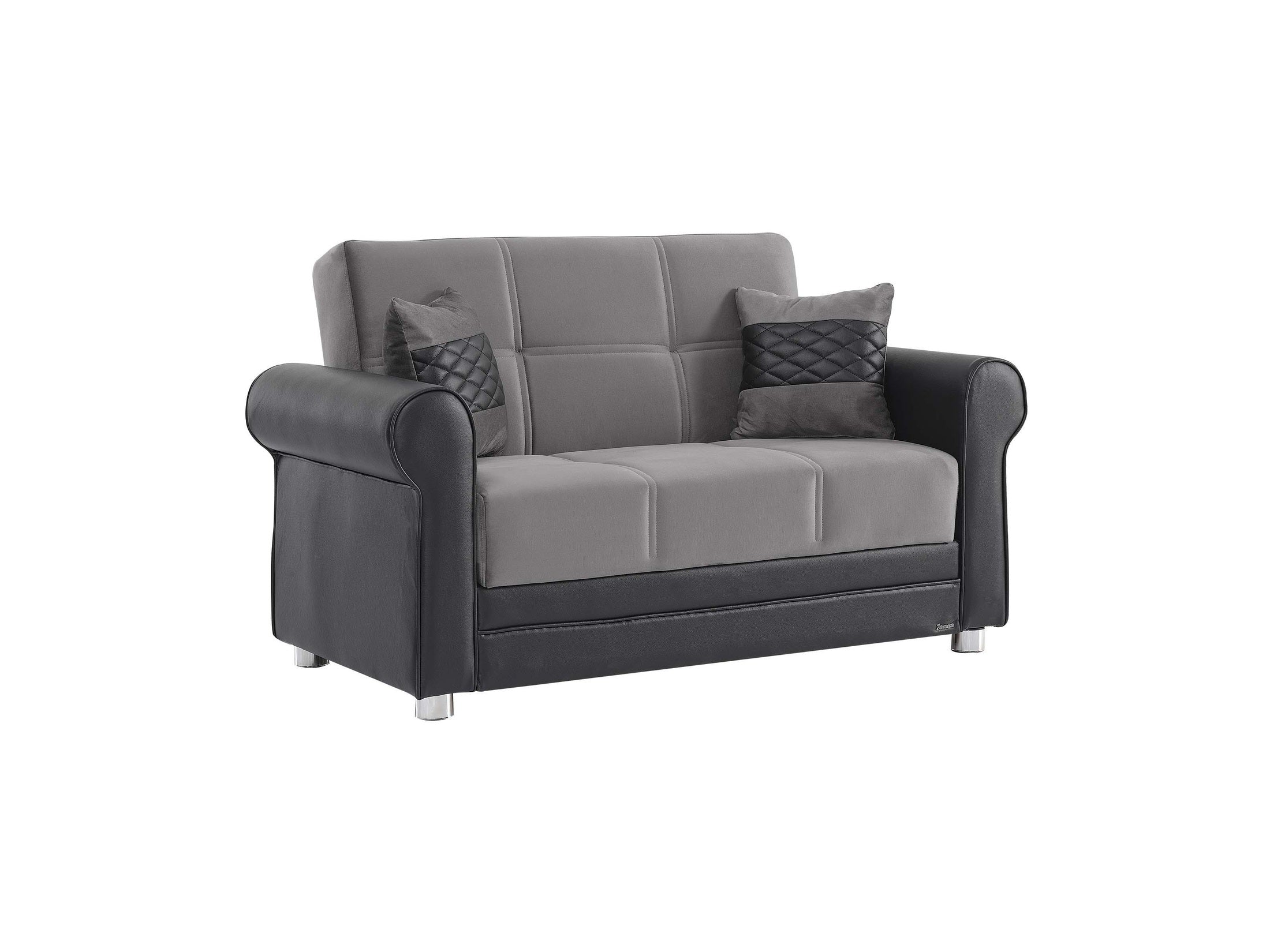Ottomanson Avalon - Upholstered Convertible Loveseat With Storage