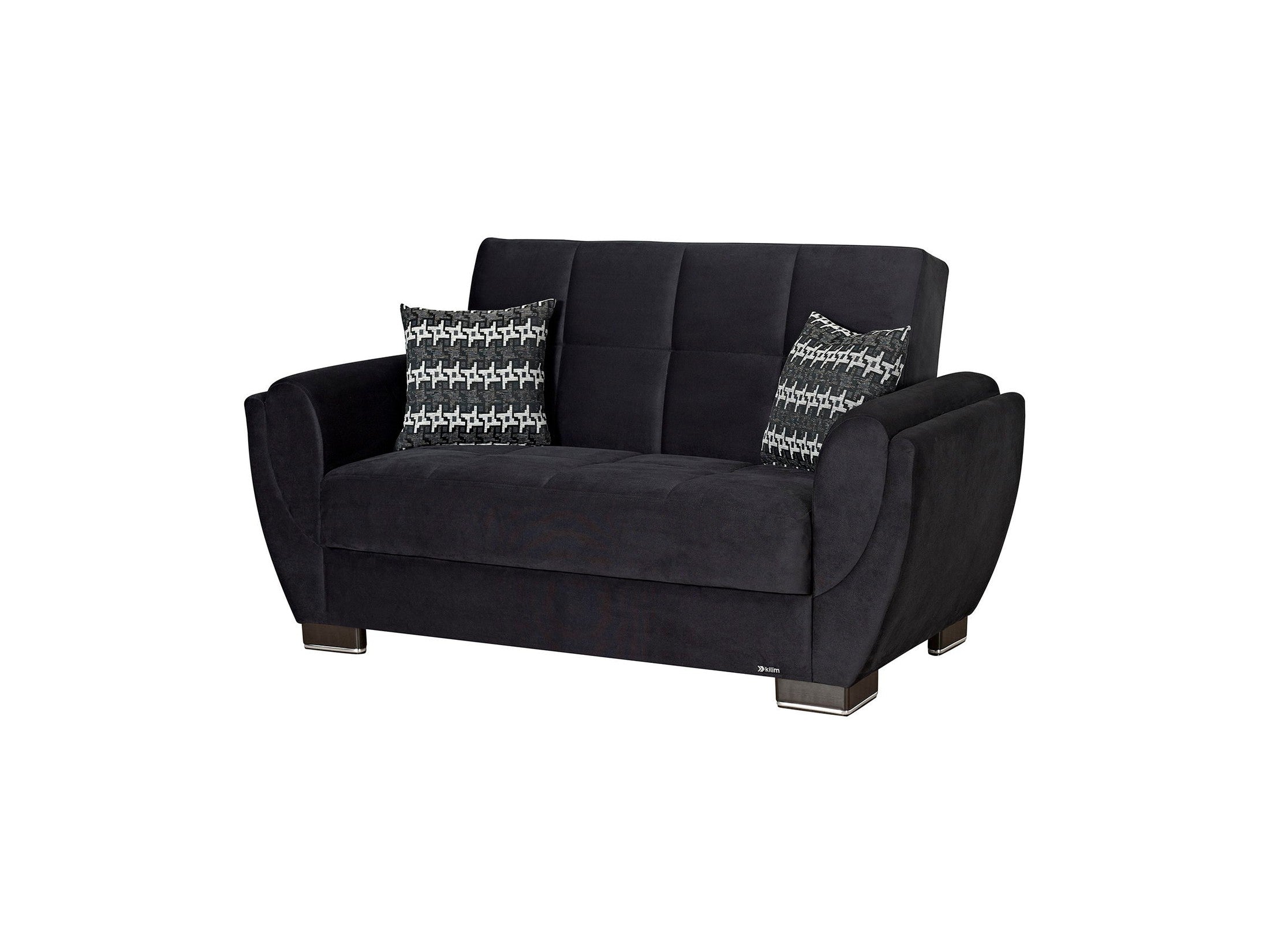 Ottomanson Armada Air - Upholstered Convertible Loveseat With Storage - Microfiber