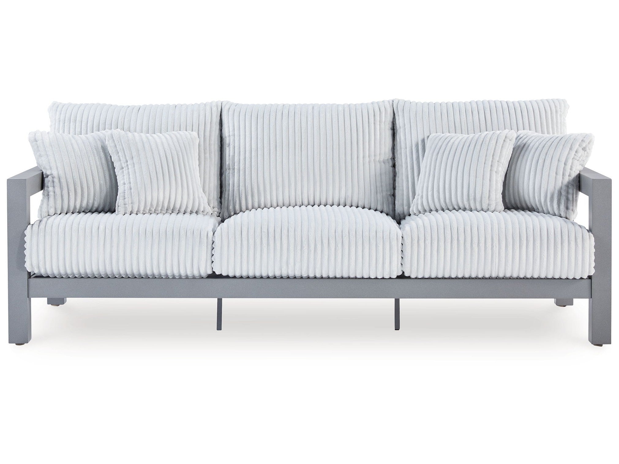 Moonlight View - Sofa With Cushion - Gray