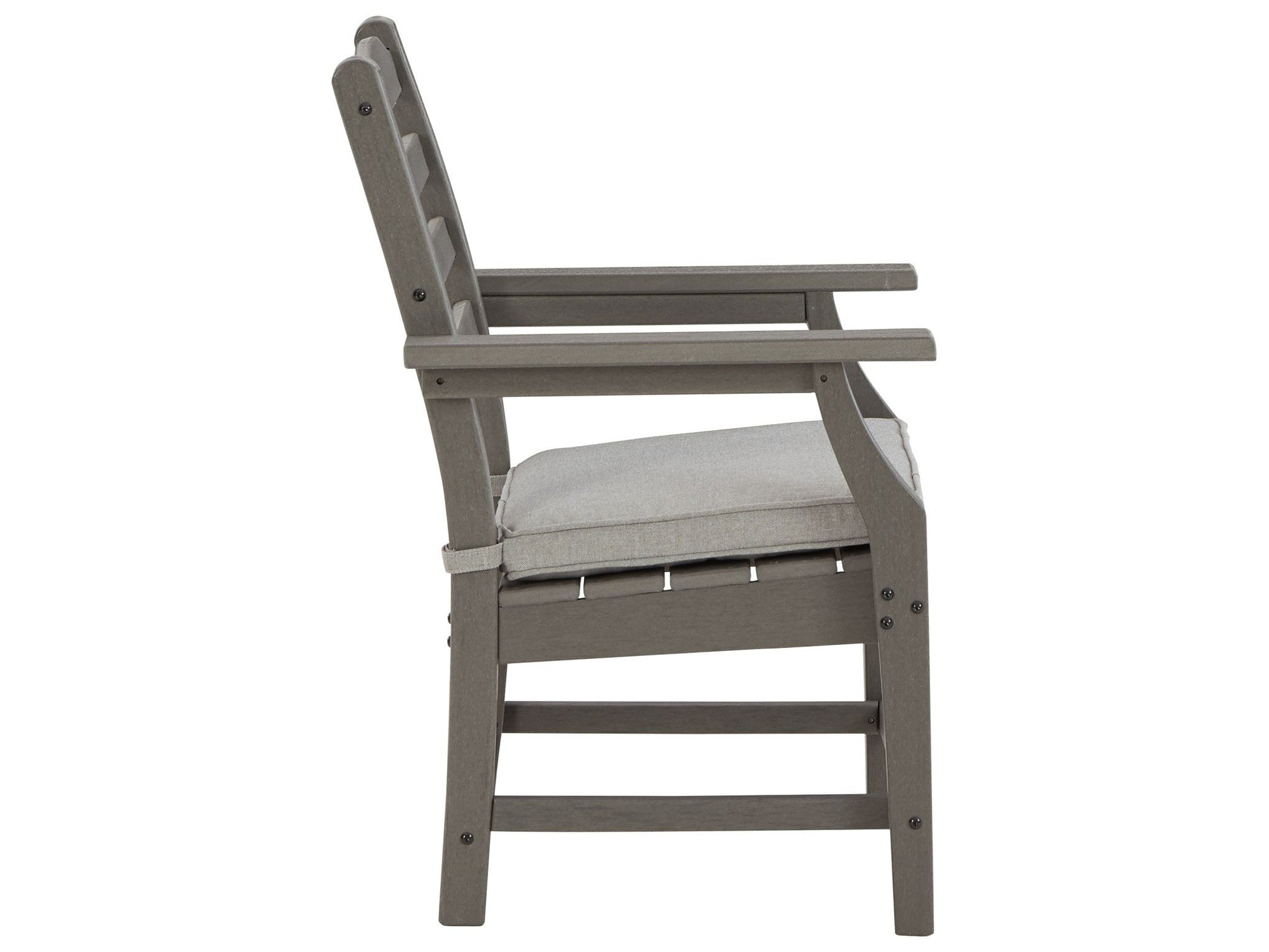 Visola - Arm Chair With Cushion (Set of 2) - Gray