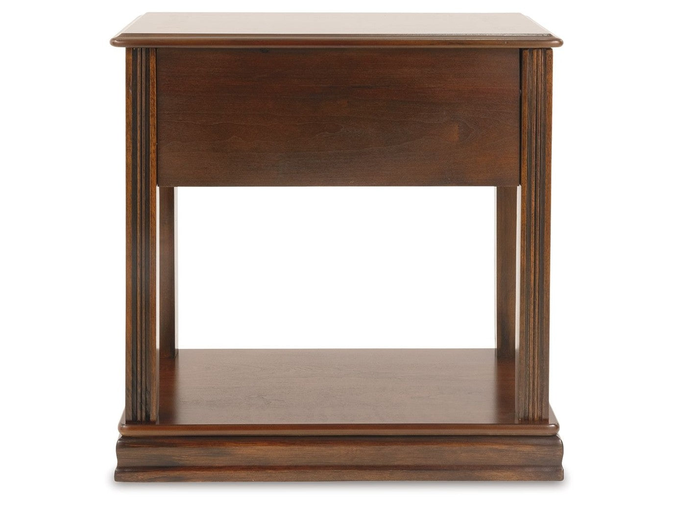 Breegin - Chair Side End Table - Removable Tray - Brown