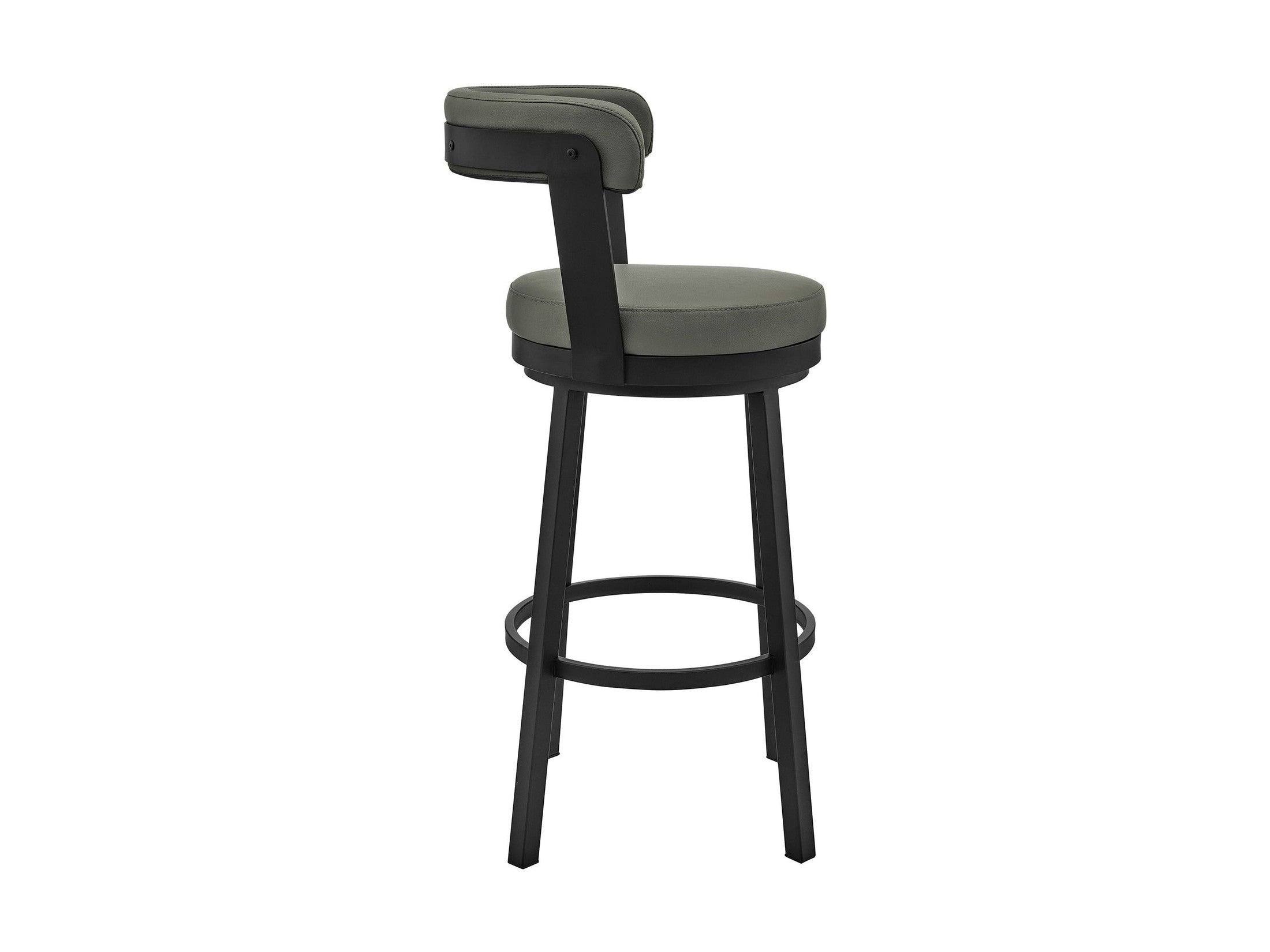 Kobe - Swivel Bar Stool - Black Finish