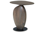 Cormmet - Accent Table - Brown / Black