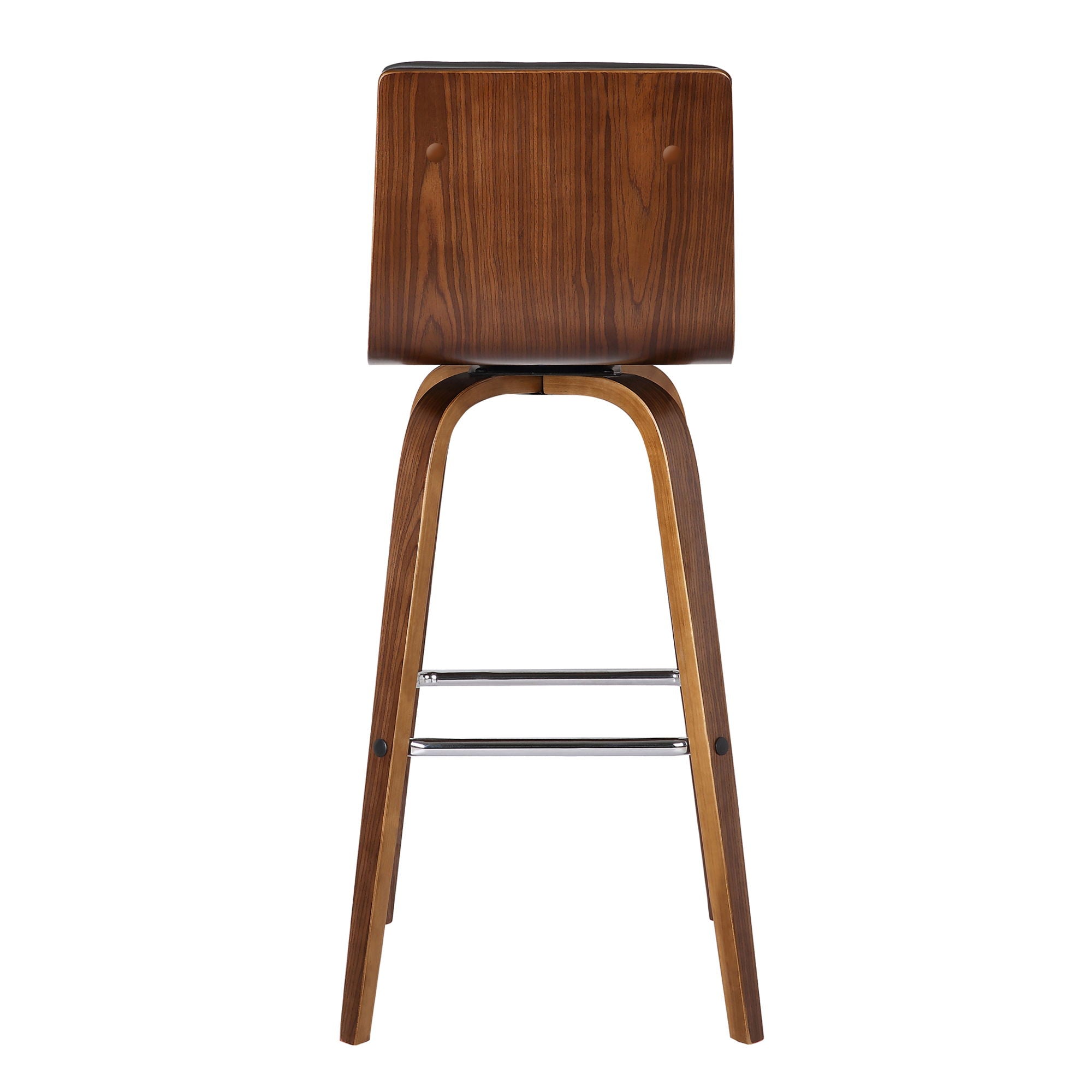 Vienna - 30" Swivel Bar Stool - Walnut Wood