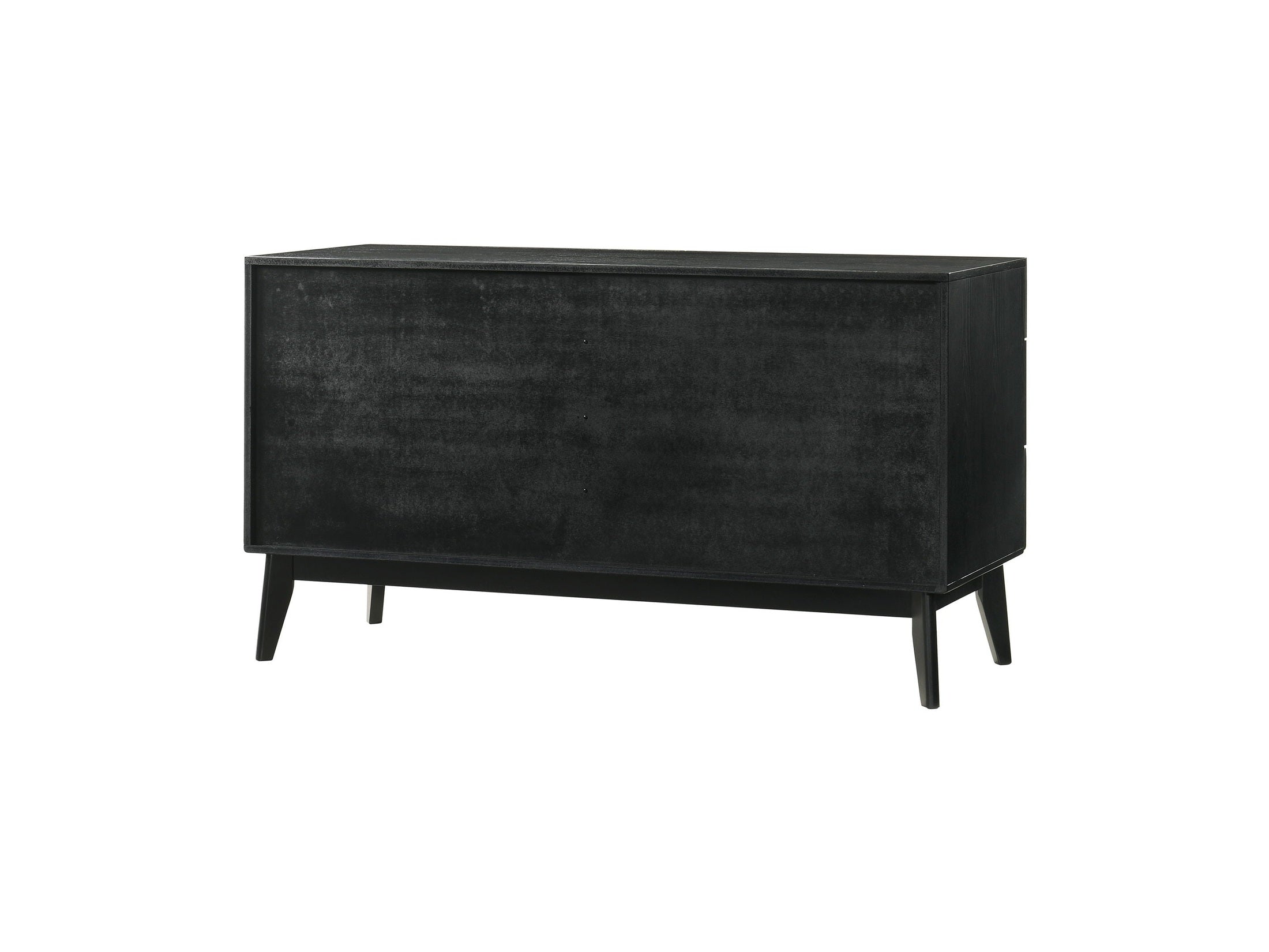 Petra - 6 Drawer Wood Dresser - Black