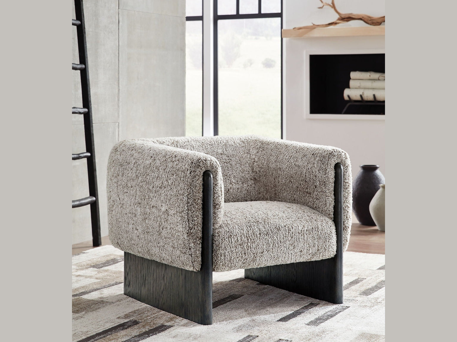 Olethea - Accent Chair - Oatmeal