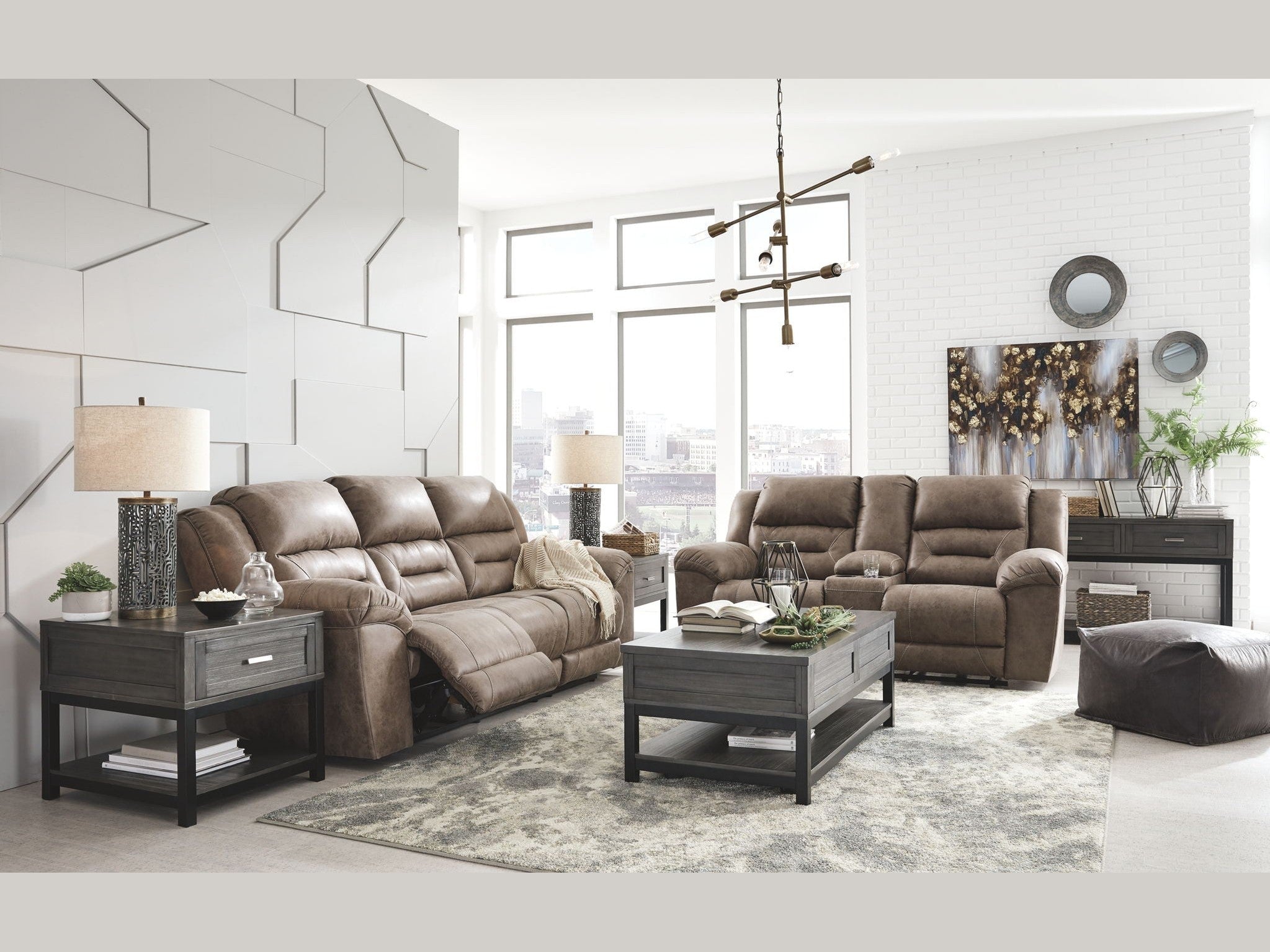 Stoneland - Power Reclining Living Room Set