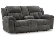 Frohn - Dbl Reclining Loveseat With Console