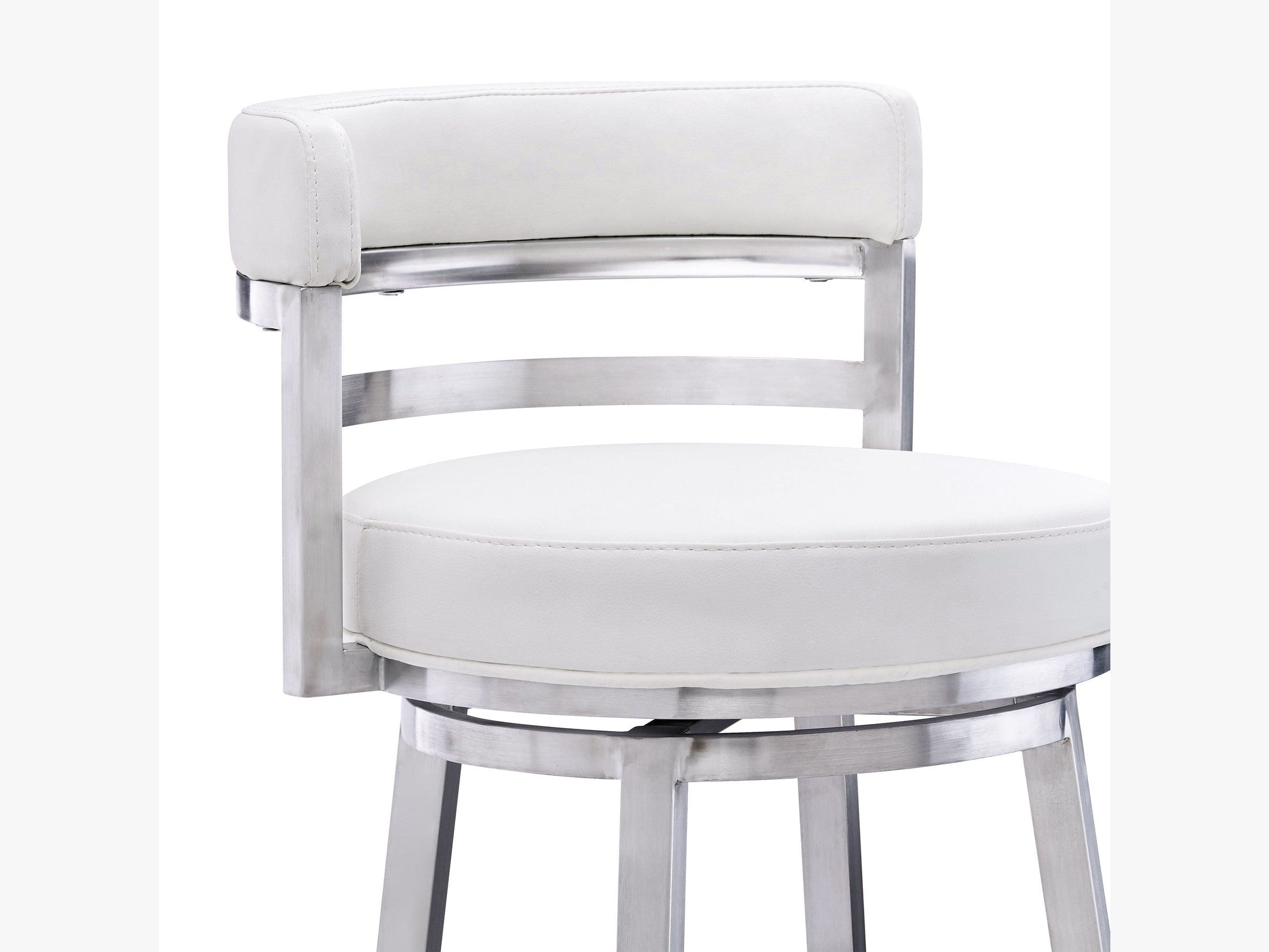 Madrid - Swivel Stainless Steel Bar Stool