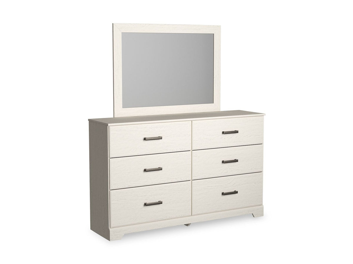 Stelsie - Dresser, Mirror - White