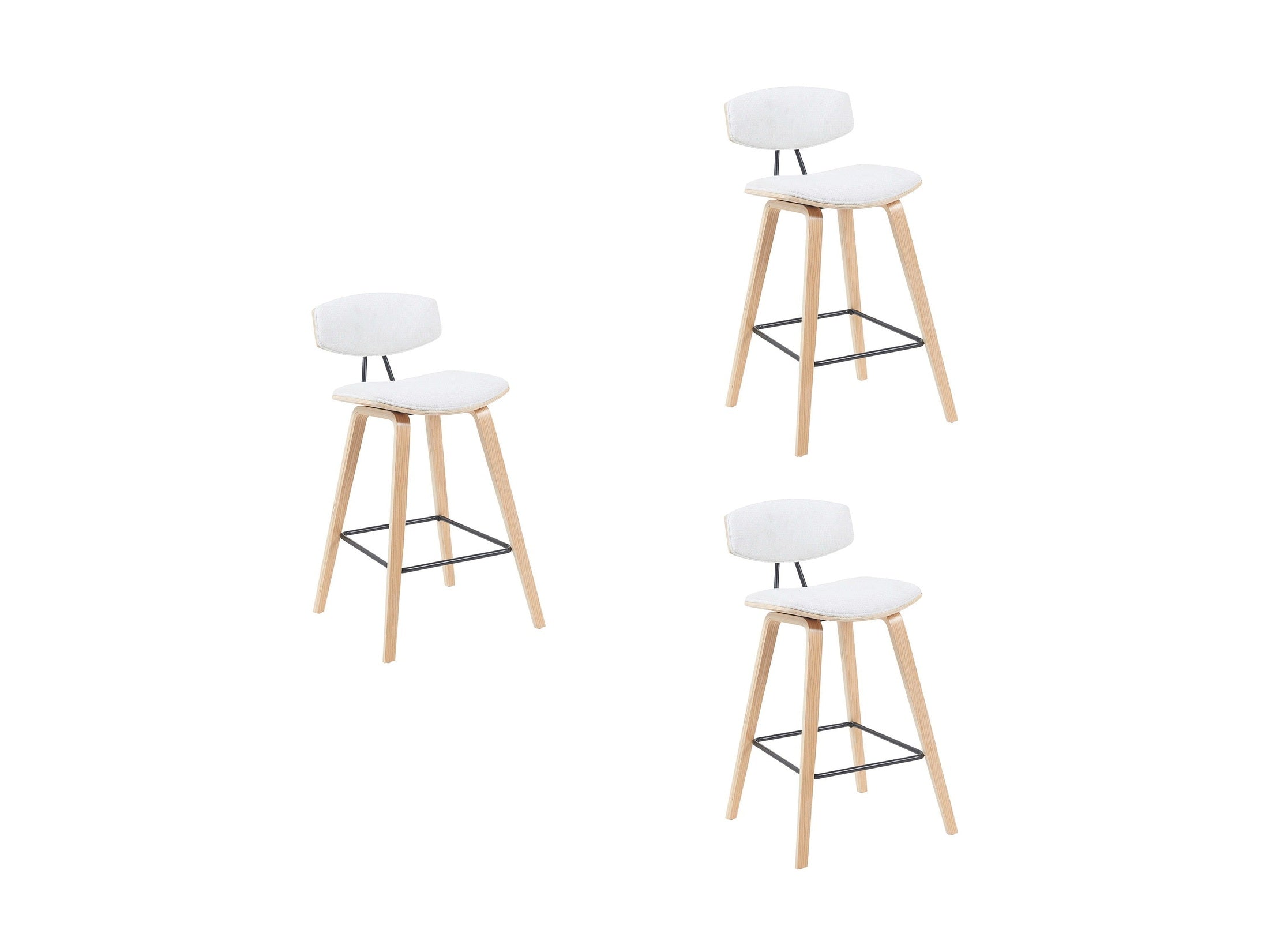 Fox - Swivel Bar Height Stool - Light Brown