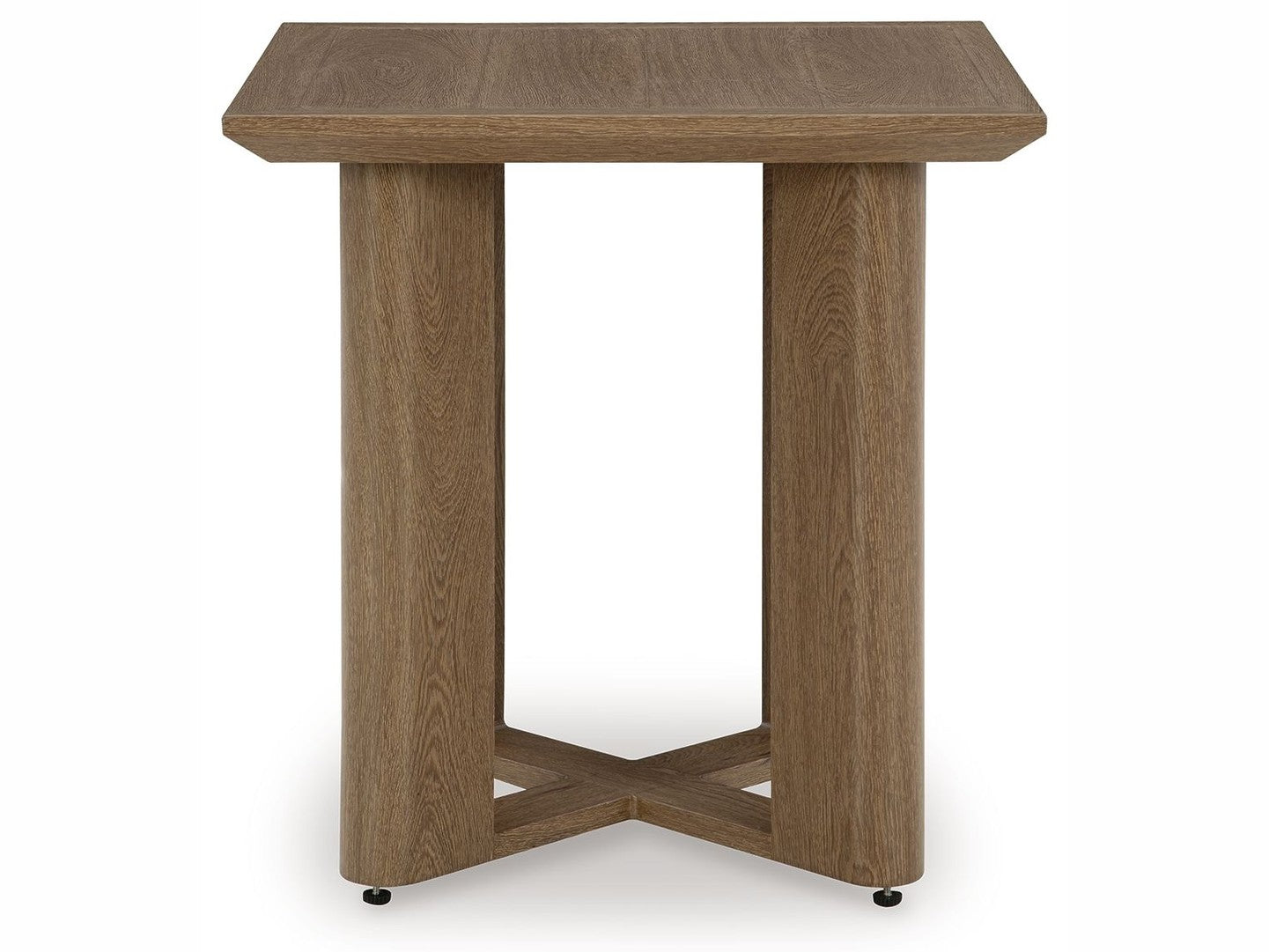 Serene Bay - Square End Table - Dark Brown