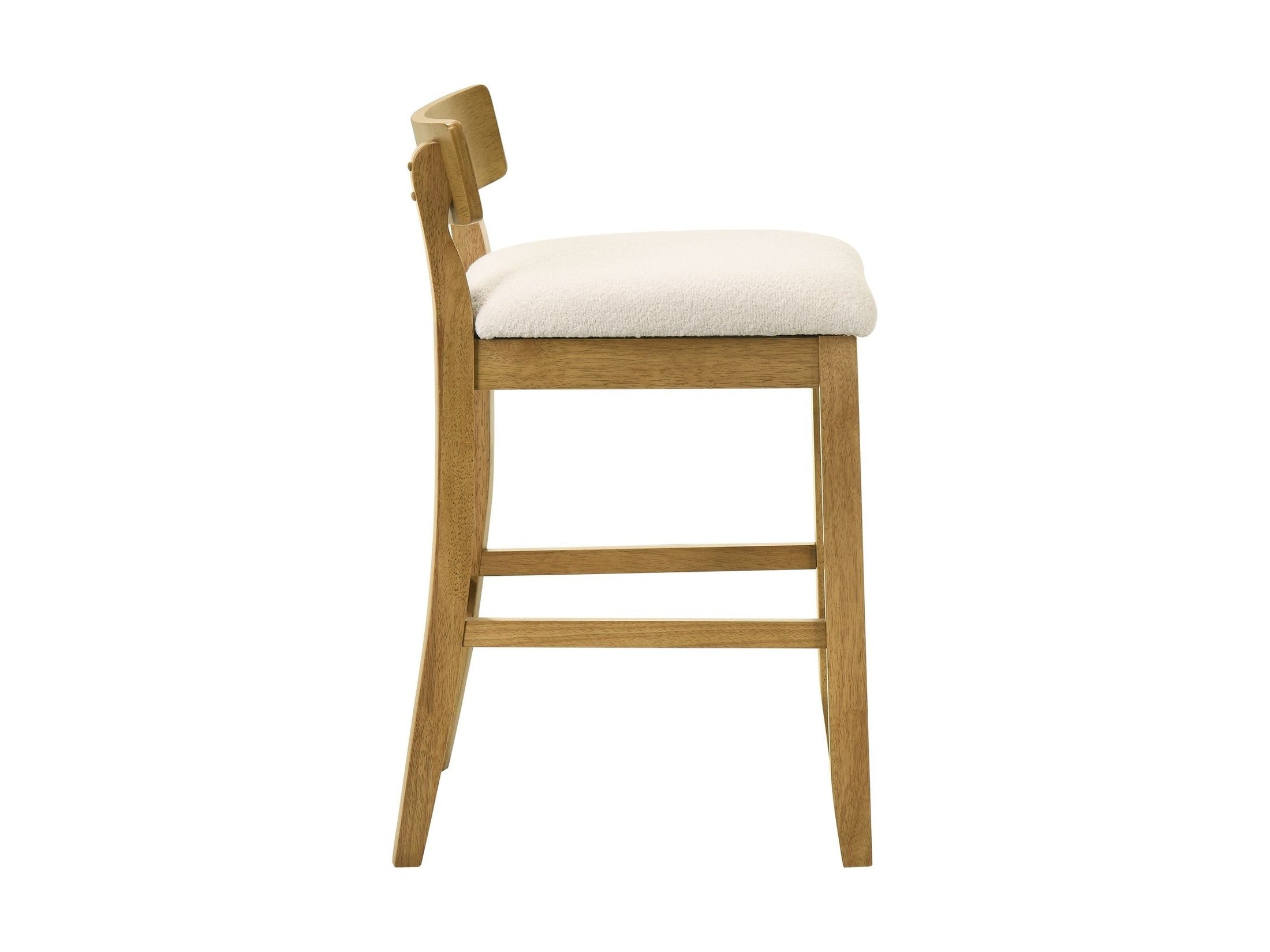 Merie - Modern Transitional Wood Counter Height Kitchen Bar Stool