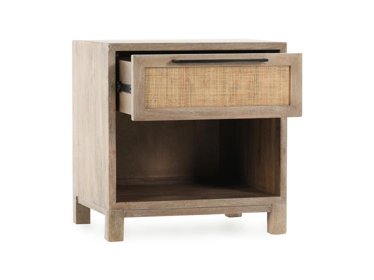 Jensen - 1 Drawer Nightstand - Meadow Taupe