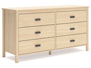 Cabinella - Six Drawer Dresser - Tan