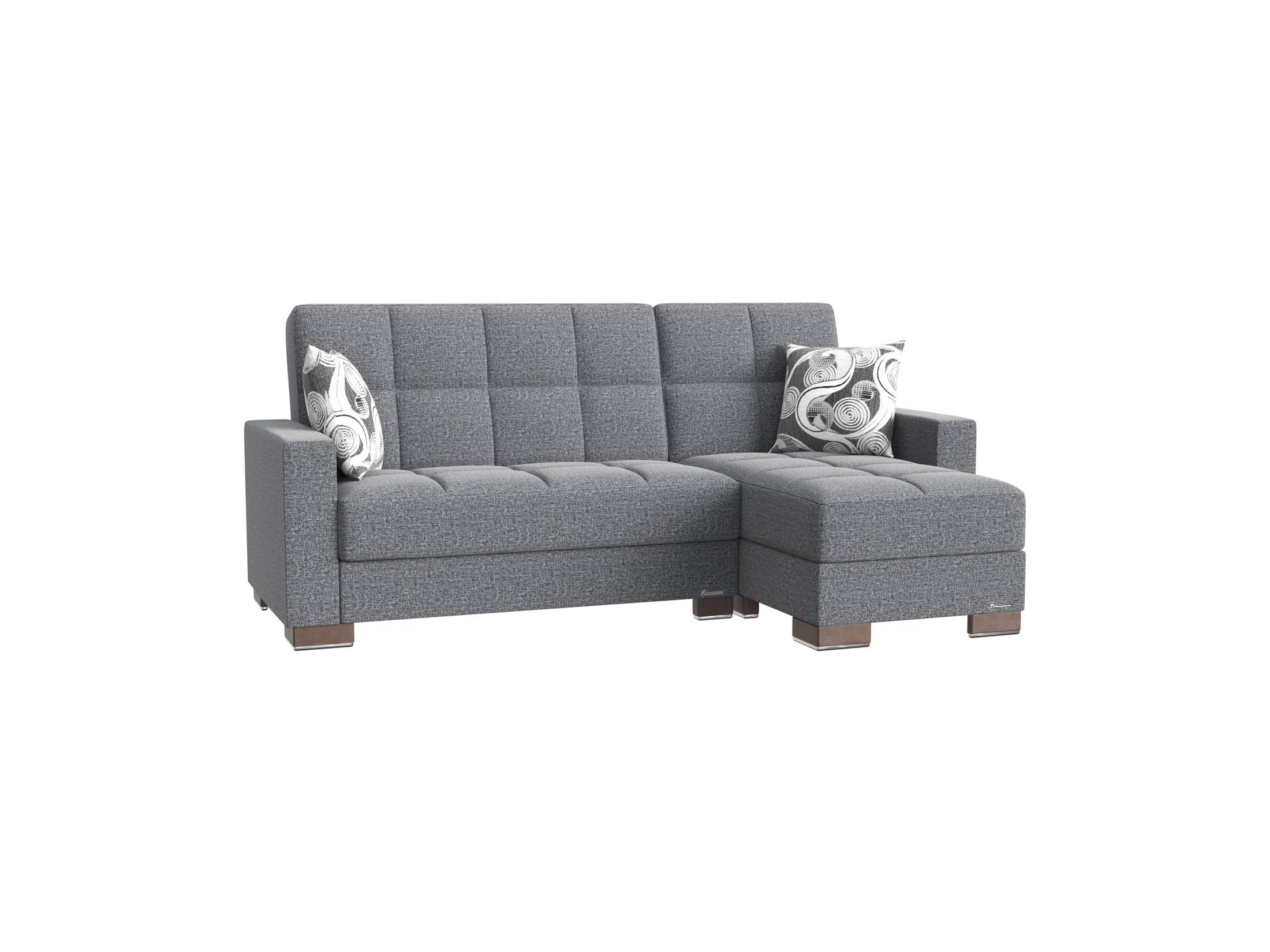 Ottomanson Armada - Upholstered Convertible Chaise Lounge With Storage - Polyester